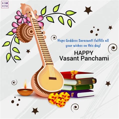 Happy Vasant Panchami Wishes Template Postermywall