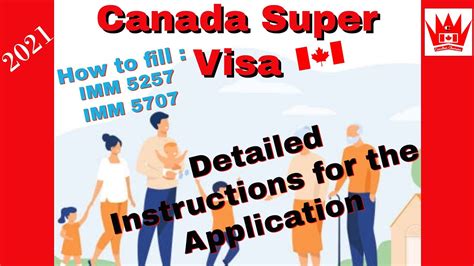 How To Apply Super Visa Canada Fill Out The Application Forms With