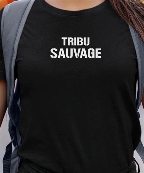 T Shirt Tribu Sauvage Pour Femme