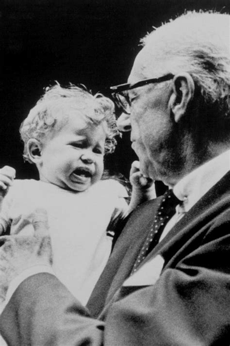 Drbenjamin Spock And Crying Baby 1968 Photograph By Everett