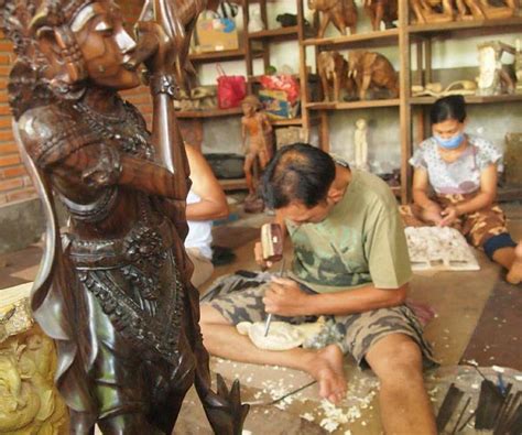 Mas Village Bali The Center Of Wood Carving Art Village In Ubud
