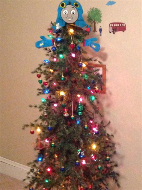 Jessica's caleb and natalie's grant. Thomas the Train Tree | Christmas trees for kids, Train ...