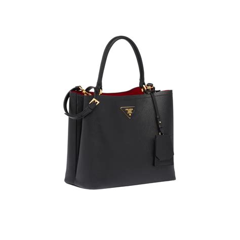 Prada Panier Saffiano leather bag | Prada - 1BA211_2ERX_F0LJ4_V_OOO | Bags, Saffiano leather ...