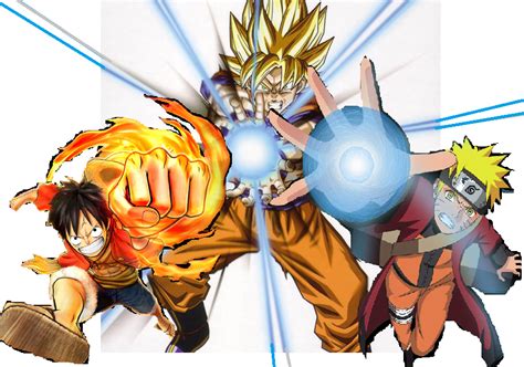 Goku Luffy And Naruto The Heroic Trios Anime Me Me Me Anime Heroic
