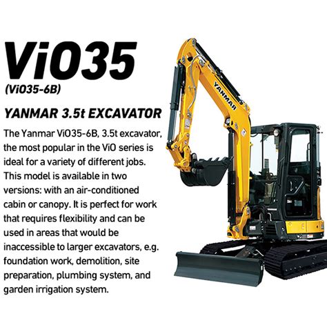 Vio35 6b｜excavators｜compact Equipment｜yanmar Thailand