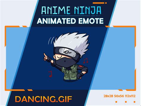Ninja Shinobi Animated Emotes Twitch Emote Pack Streamer Emotes