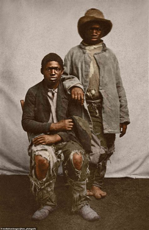 Harrowing Images Of 19th Century Slaves In America Are Colorized For