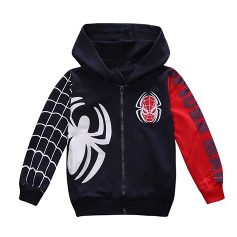 New 2018 Spring Spider Man Jacket For Kids Clothes Spider Man Coat Baby