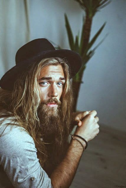 Long hairstyles for men in 2021. ben dahlhaus, male, model, beard, bearded guy, guy, blonde ...