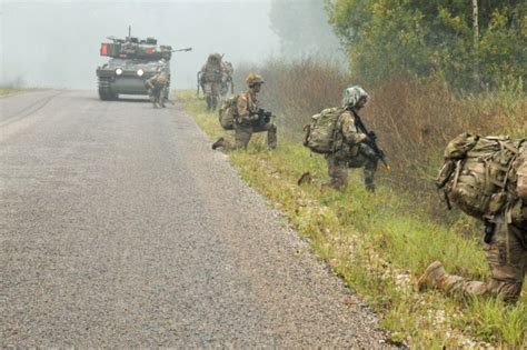 2503rd Paratroopers Train With Lavtian And Lithuanian Forces During