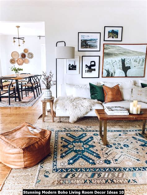 Stunning Modern Boho Living Room Decor Ideas 10 Homyhomee