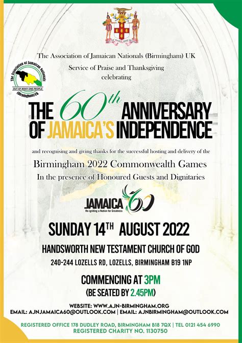 jamaica 60th birmingham celebrations jamaican diaspora uk
