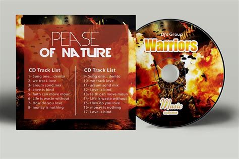 Cd Cover Psd Template Creative Daddy