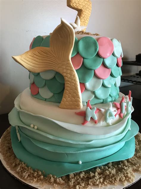 Mermaid Birthday Cake Recipe Birthday Girl