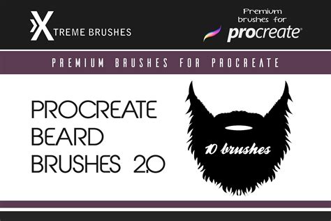 10 Best Beard Brush Sets For Photoshop And Procreate