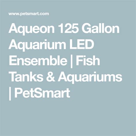 Aqueon 125 Gallon Aquarium Led Ensemble Fish Tanks And Aquariums