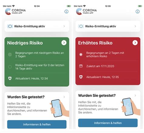 Kontaktpersonen von infizierten sollen dadurch präzisere einschätzungen ihres ansteckungsrisikos erhalten. Corona Warn App 1.9.1: neues Update ist da › Macerkopf