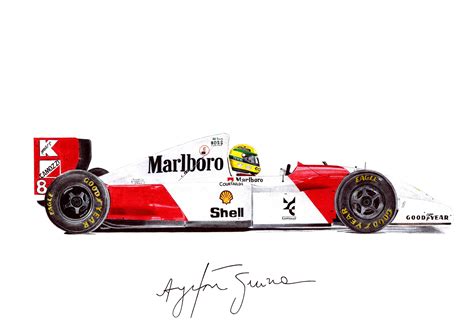 Today Is Ayrton Senna Birthday I Made A Ballpoint Pen Drawing