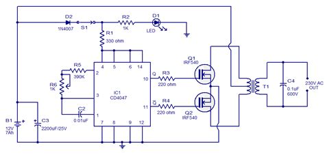 This is the power inverter circuit based mosfet rfp50n06. Simple 100W Inverter Circuit - Working and Circuit Diagram UPDATED