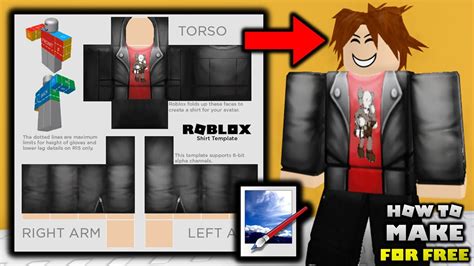 Complete Guide To Making Free Shirts On Roblox Youtube