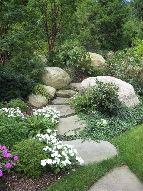 55 Gorgeous Rock Pathway Design Ideas To Enhance Your Beautiful Garden