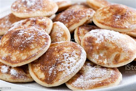 Poffertjes And Powdered Sugar Stock Photo Download Image Now