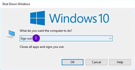 6 Ways To Log Off On Windows 10 Windowshelper