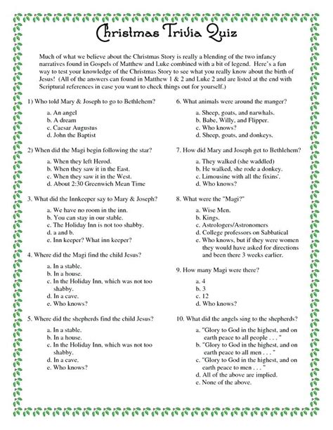 Printable christmas movie trivia.pdf download legal. 32 Fun Bible Trivia Questions | KittyBabyLove.com