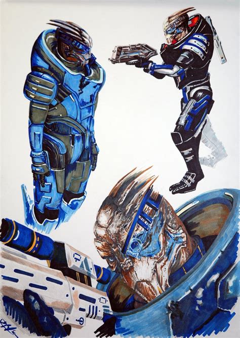 Garrus Vakarian By Tala87 On Deviantart Mass Effect Art Mass Effect