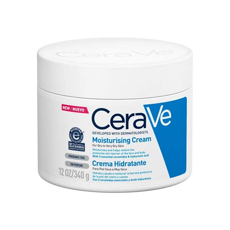 Cerave Moisturizing Cream For Face And Body Daily Moisturizer For Normal To Dry Skin With Pump