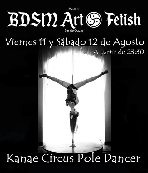 kanae circus pole dancer at bdsm art and fetish ibiza