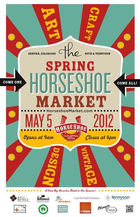 8 Horseshoe Posters Ideas Marketing Horseshoe Crafts Flea Market Poster