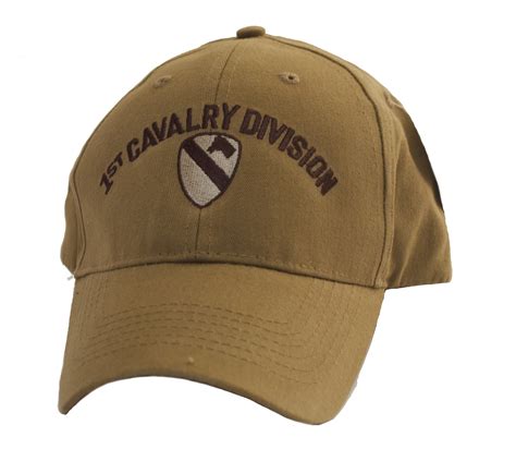 1st Cavalry Division Coyote Brown Low Profile Cap 1st
