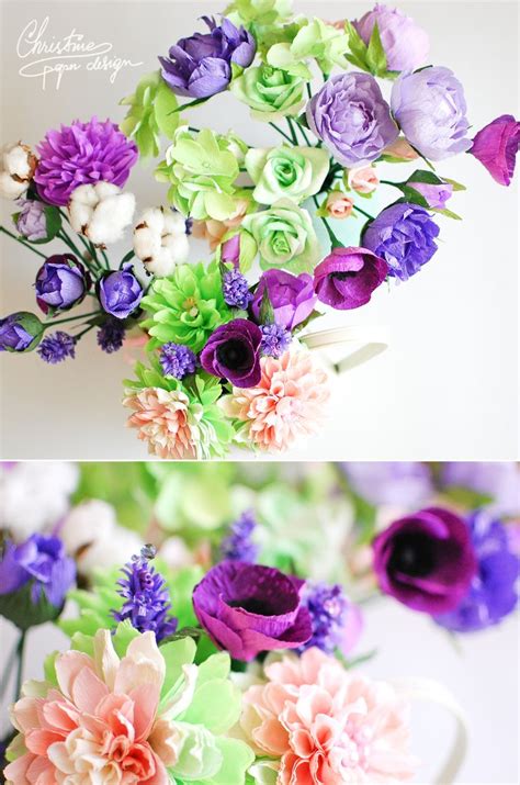 Diy Crepe Paper Flowers For An Alternative Bridal Bouquet