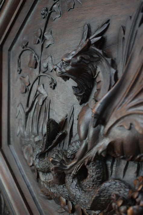 Griffin Carved Door Carved Doors Antique French Doors Carving