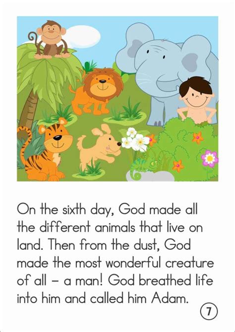When children watch a funny movie clip or cartoon the stories that form the panchatantra always consist of animal characters and every story comes with a moral. Sunday School Creation Animals - In My World