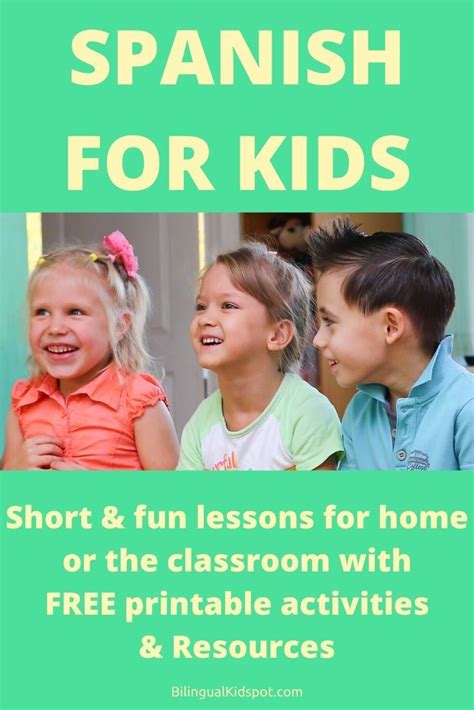 Spanish For Kids Everything You Need To Teach Kids Spanish