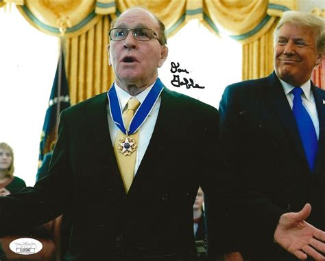 Dan Gable Olympic Wrestler Signed Medal Of Freedom X Photo Autographed JSA Autographia