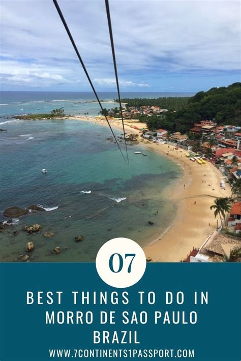 The Beach With Text Overlay Saying Best Things To Do In Morro De Sao Paulo