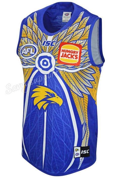 ⚡️12/10 recommended by actual eagles. West Coast Eagles 2019 AFL Mens Indigenous Guernsey ...