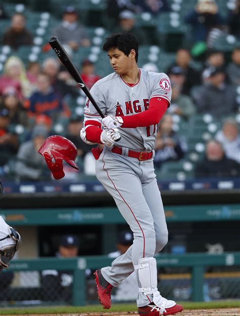 Ohtani Goes 0 For 4 In Season Debut Angels Beat Tigers 5 2