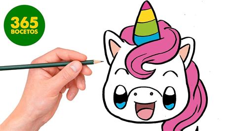 Unicornio Para Dibujar Facil Kawaii Desenhos Para Colorir Ariel