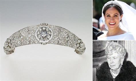 Meghan Wears Queen Mary Diamond Bandeau Tiara Harry And Meghan