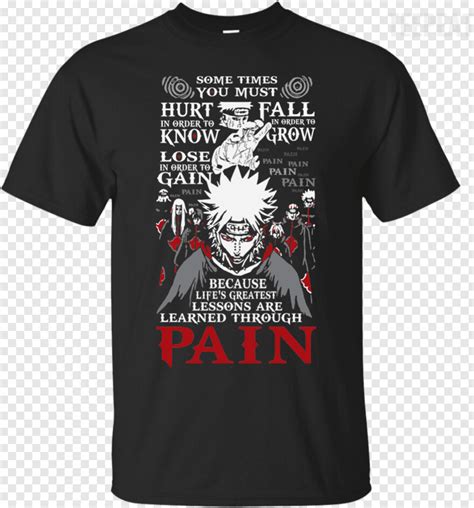 Golf Tee Naruto Shippuden T Shirt Template Pain White T Shirt