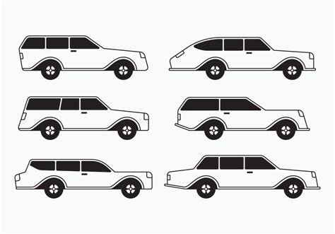Automobile wagon, autotruck, base site statistics: Station Wagon Collection - Download Free Vectors, Clipart ...