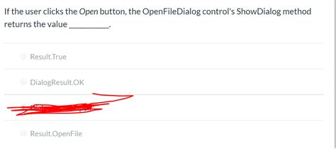 Solved If The User Clicks The Open Button The Openfiledi