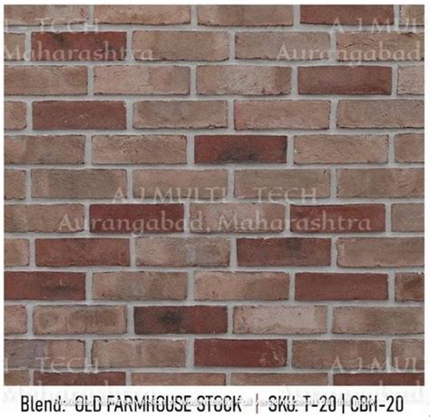 Rustic Brick Cladding At Rs 23piece In Aurangabad Id 2850450486388