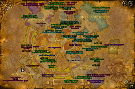 Points Of Interest Ironforge Screenshots Weakaura World Of Warcraft