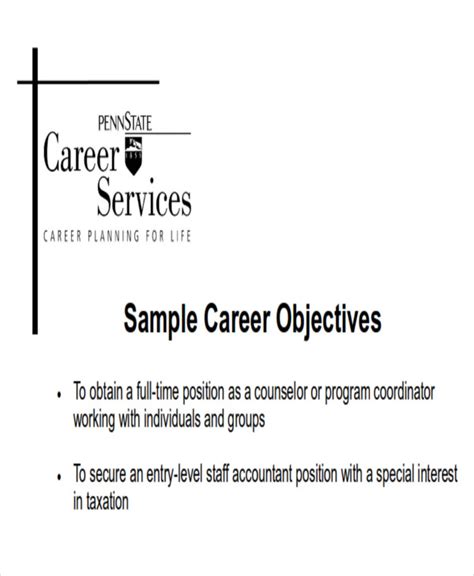 Have you ever thought what matters a lot when you are applying for a job after your graduation? FREE 7+ Career Objectives Samples in MS Word | PDF