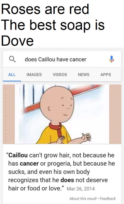 Caillou Has Cancer Meme Cancerwalls